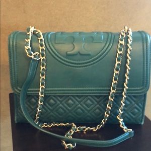 Tory Burch Fleming Leather Shoulder Bag